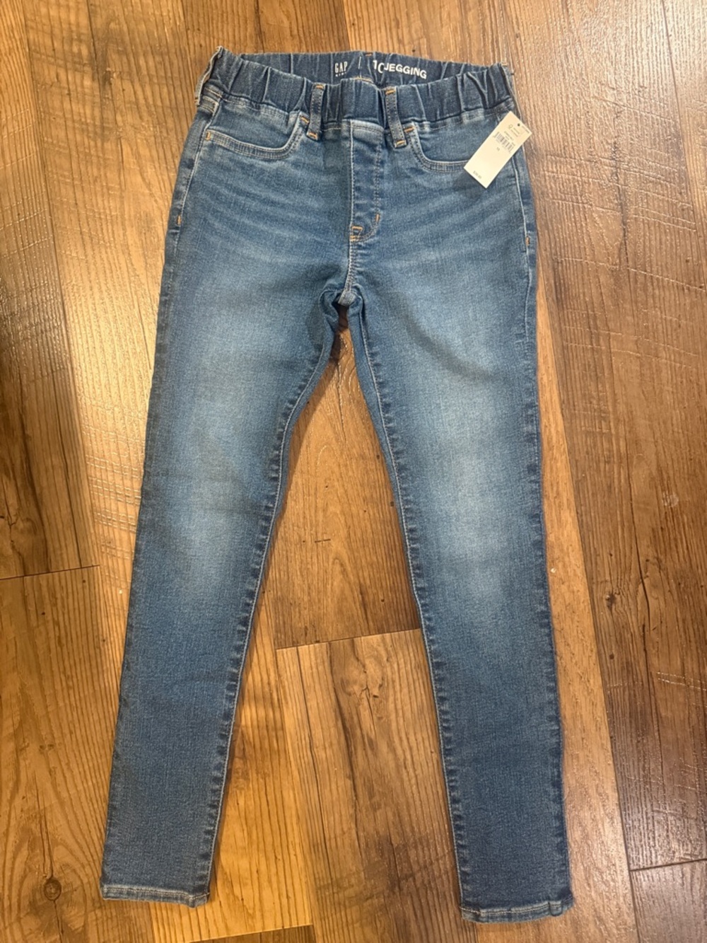 GAP Kids Blue Elastic-Waist Stretch Jeggings